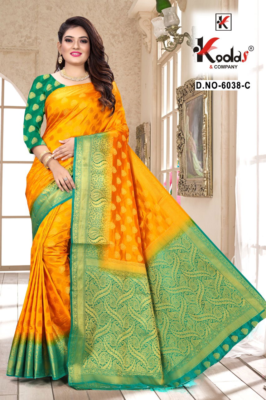 Myra 6038  Latest Fancy Designer Festive Wear Banglory Silk Saree Collection 
